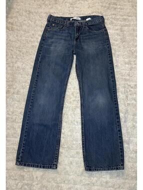 Levi's 550 Relaxed Fit medium wash straight leg denim jeans Size 18Reg 29x29
